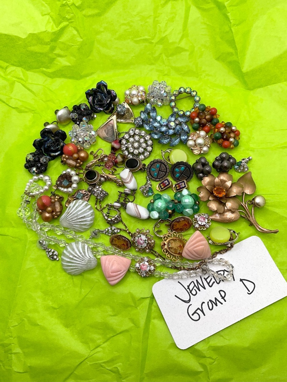 Jewelry group D Mostly vintage